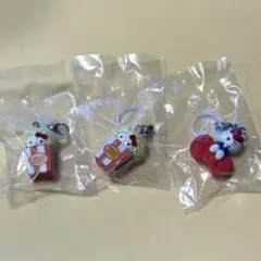 ハローキティ アメリカンデザイン めじるしアクセサリー リボン ポップコーン