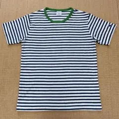 チャンピオン パイル ボーダー Tシャツ 半袖 サイズ M