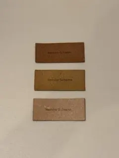 Hender Scheme エンダースキーマ レザーシール 皮革 ステッカーのサムネイル