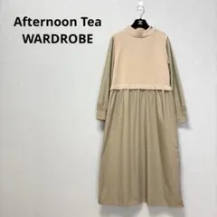 美品　Afternoon Tea WARDROBE ドッキング ワンピース