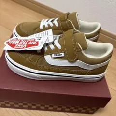 VANS 20㎝ブラウン （ベージュ）スニーカー マジックテープ付き