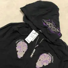 Archive　新品　スカル刺繍パーカー　y2k グランジ　平成　00s