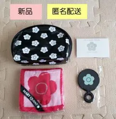 【新品未使用】マリークワント★ポーチ★ミラー★ハンカチ★JAL機内限定販売★