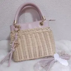 RANDA 2WAY ラタンスクエアハンドバッグのサムネイル