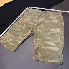 ★美品　M寸　ALPHA INDUSTRIES ミリタリー ハーフパンツ　迷彩のサムネイル