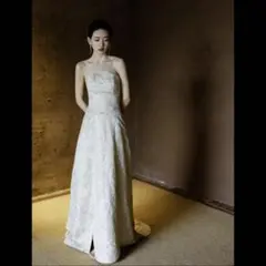 ロングドレス ウェディングドレス アイボリー