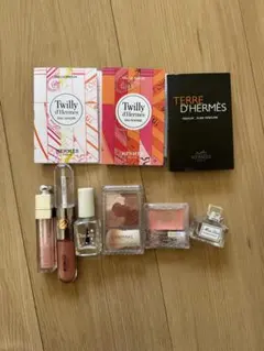 コスメ&香水まとめ売り（HERMÈS香水サンプルセット、kiko 、DIOR等)