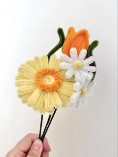 枯れないお花　モールフラワー　インテリア　ラッピングなし