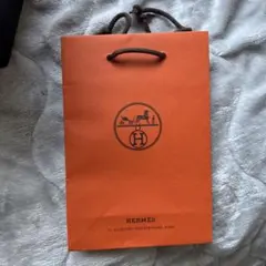 HERMES オレンジ ショップ袋