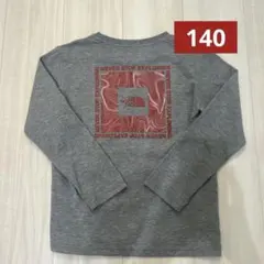 ⭐︎ノースフェイス　ロンT 140 グレー⭐︎