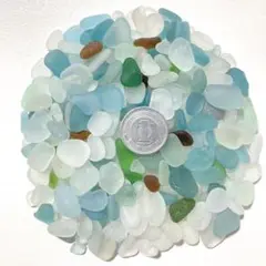 在庫処分 シーグラス 超小粒~小粒約150g No.17