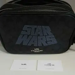 コーチ スターウォーズ コラボ ショルダーバッグ クロスボディ ブラック 新品