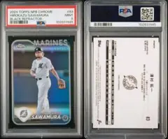 PSA9 2024 TOPPS NPB CHROME 澤村拓一