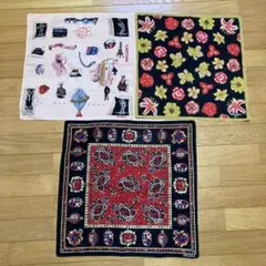 パーソンズ PERSON'S 大きめハンカチ 3枚セット