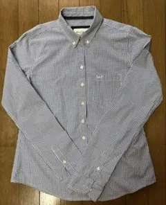 Abercrombie&Fitch ボタンダウンシャツ　Ｍサイズ ブルー