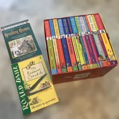 CD未使用・本14冊未使用】ロアルド・ダール作品集とオーディオCDセット