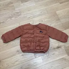 オレンジ ダウン風 アウター 100cm