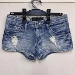 rienda 25インチ デニムショートパンツ