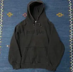 00s FRESHJIVE スウェット ジップ パーカー スミ黒