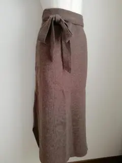 新品　ウエストリボン　美シルエット　スカート