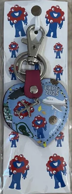 万博EXPO 2025 ミャクミャク本革キーホルダー　空港限定