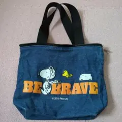 スヌーピー デニム風バッグ ウッドストック ミニバッグ