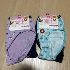 160㎝　女の子用ショーツ 2枚セット　4枚　トップバリュ　新品未使用