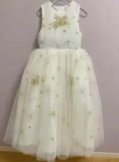 【size140】ユニコーン柄ラメドレス　ピアノ発表会　キッズドレス　結婚式