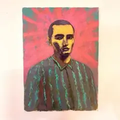 狐狼の血② F4 キャンバス 油彩画 人物画 絵画 - メルカリ