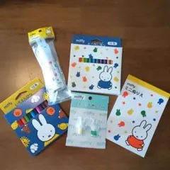 miffy 文房具セット クレヨン 色えんぴつ ぬりえ 消しゴム