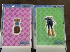 ダイソー×ワンピース アクリルフィギュア【チョッパー・ゾロ】