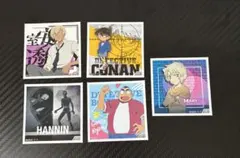 名探偵コナン シールコレクション ステッカー 5枚セット 安室透 江戸川コナン