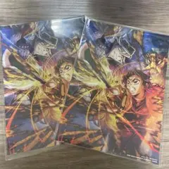 鬼滅の刃 映画特典　イラストボード　童磨　しのぶ