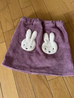 petit main プティマイン　ミッフィー　コーデュロイスカート