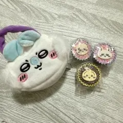 ちいかわ 平成女児チョコ うさぎ　モモンガ　ラッコとモモンガミニポーチ