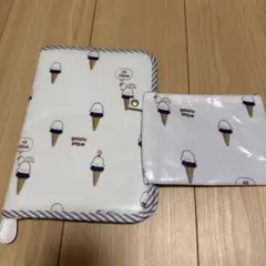 gelato pique アイスクリーム　スヌーピー 母子手帳ケース　ポーチ付き
