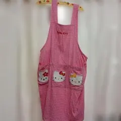 サンリオ キティ エプロン 大人用 1998年 平成レトロ さくらんぼ柄