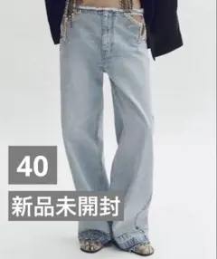 38 クリスタルスター ストレートレッグデニム ステラ - メルカリ