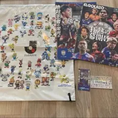 新品未使用　非売品　限定　Jリーグ　キャラクター　マスコット　ステッカー　バッグ