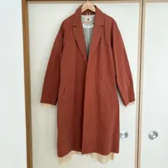 Ray BEAMS ライナー付きコート サイズ0 2WAY レンガカラー