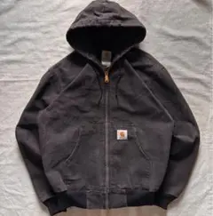 Carhartt アクティブジャケット USA製 裏メッシュ ブラック スミクロ