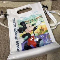 東京ディズニーリゾート ショルダーバッグ ショッパーデザイン