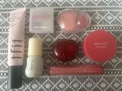 コスメまとめ売り／シャドウ、チーク、グロス、パウダー、下地