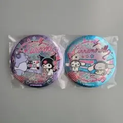 サンリオ　キラキラBIG缶バッジ2　クロミ　シナモロール