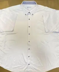 【大きいサイズ】【i-shirt】半袖ワイシャツ 8L ブルー