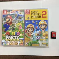 マリオパーティ スーパースターズ　マリオオデッセイ　スーパーマリオメーカー2