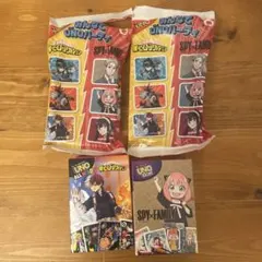 マック　UNO ハッピーセット　SPY×FAMILY ウノ　ヒロアカ