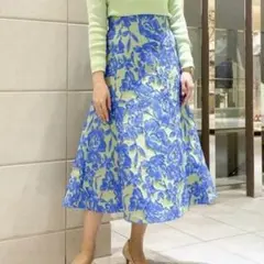 STRAWBERRY FIELDS 定価2万 レベッカロングスカート ジャガード