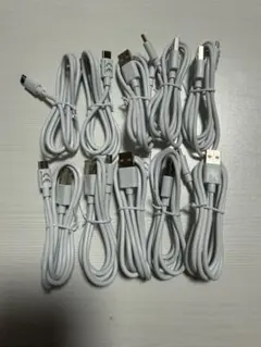 【SALE】USB-A toTYPE-C ケーブル 6A ホワイト 10本セット