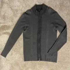 ★再値下げ★【JOSEPH HOMME】ダークグレー ジッパー付きニット